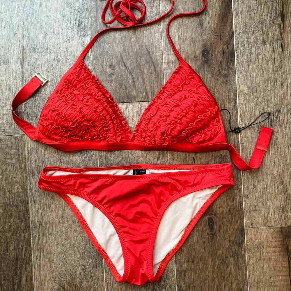 NWT BCBG Red Bikini 🔥